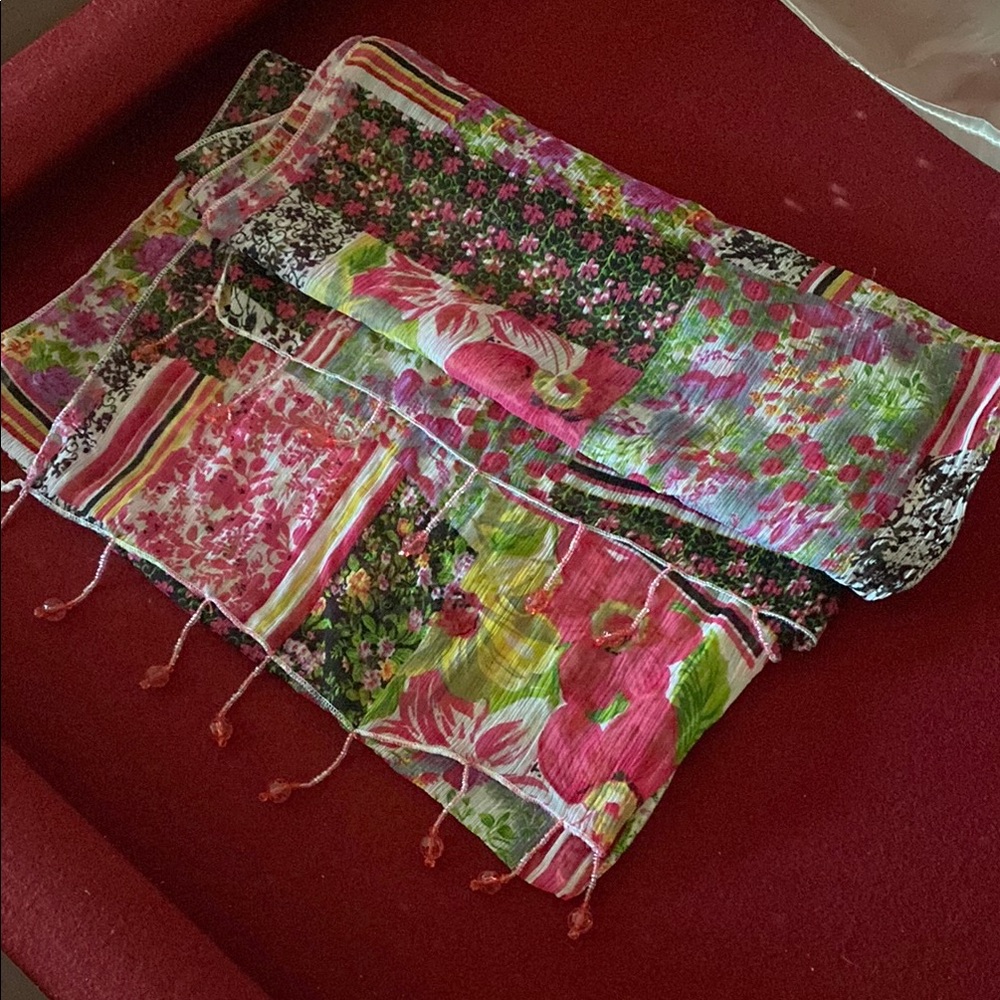 Red and Pink Scarves & Wraps Accessories
